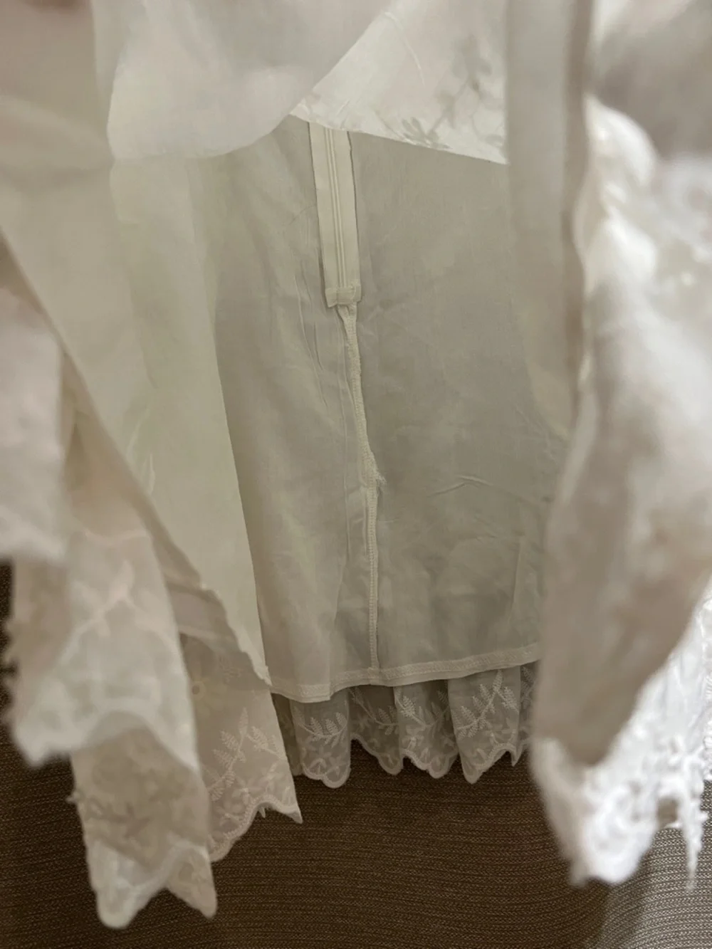 Showpo "Fancy A Spritz" White Eyelet Floral Mini Dress Romantic Festival - Picture 8 of 12